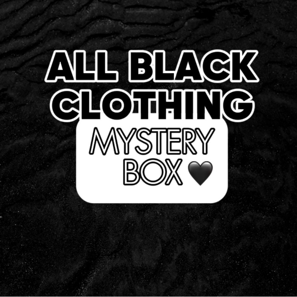 All black themed ladies clothing and outfits 5lbs mystery box